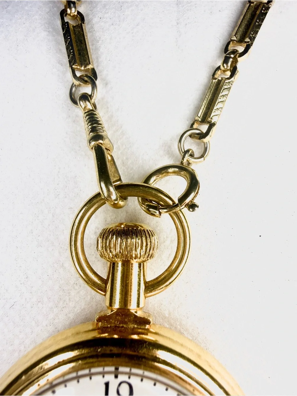 Vintage 1976 Bradley Bicentennial Commemorative Pocket Watch Registered Edition
